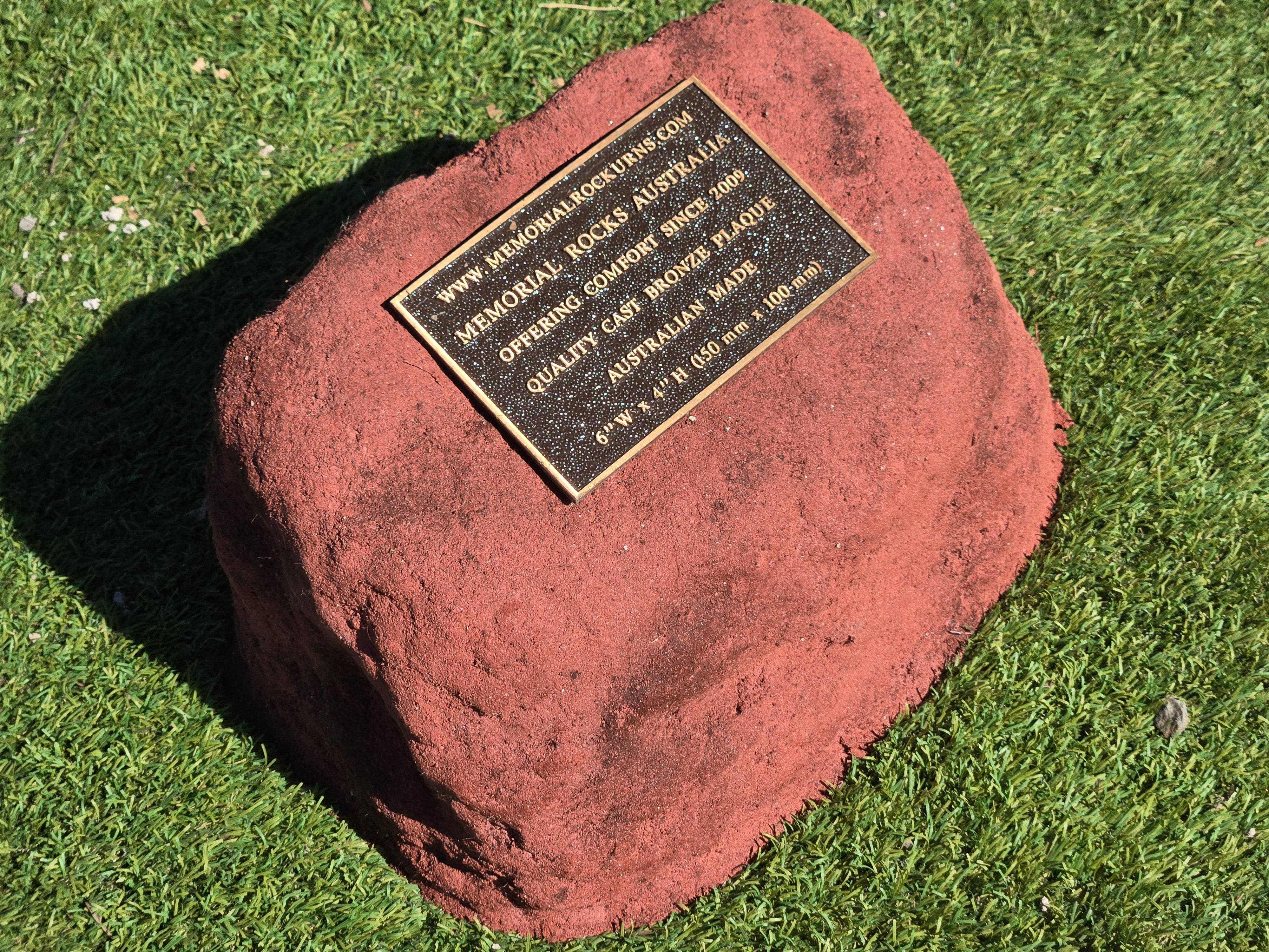 Memorial Rock Urn  2193 Regular Red