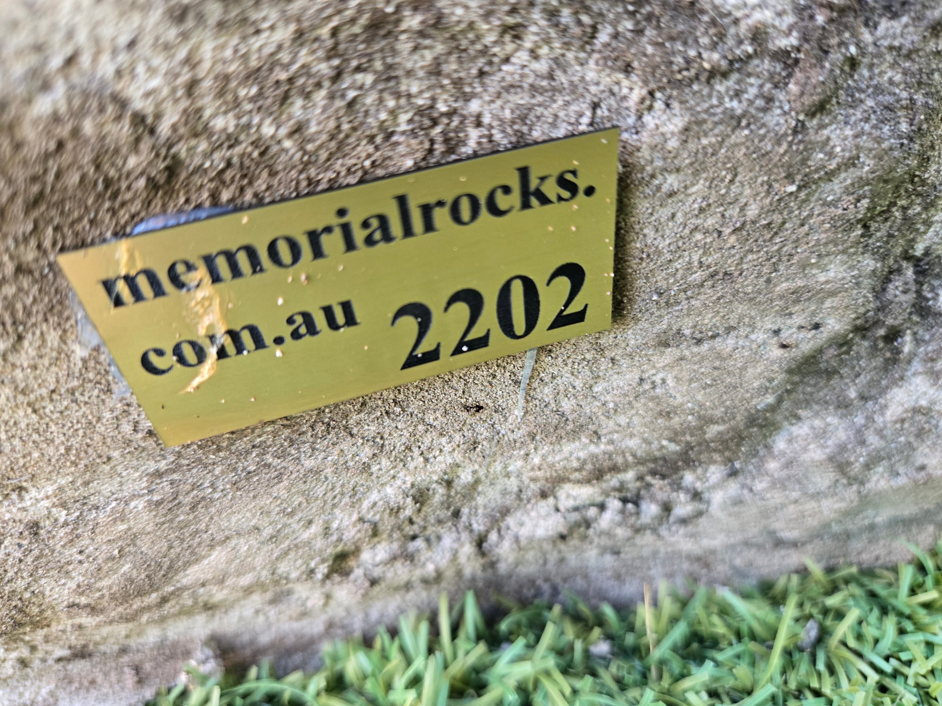 Memorial Rock Urn 2202 Large Double Natural Riversand
