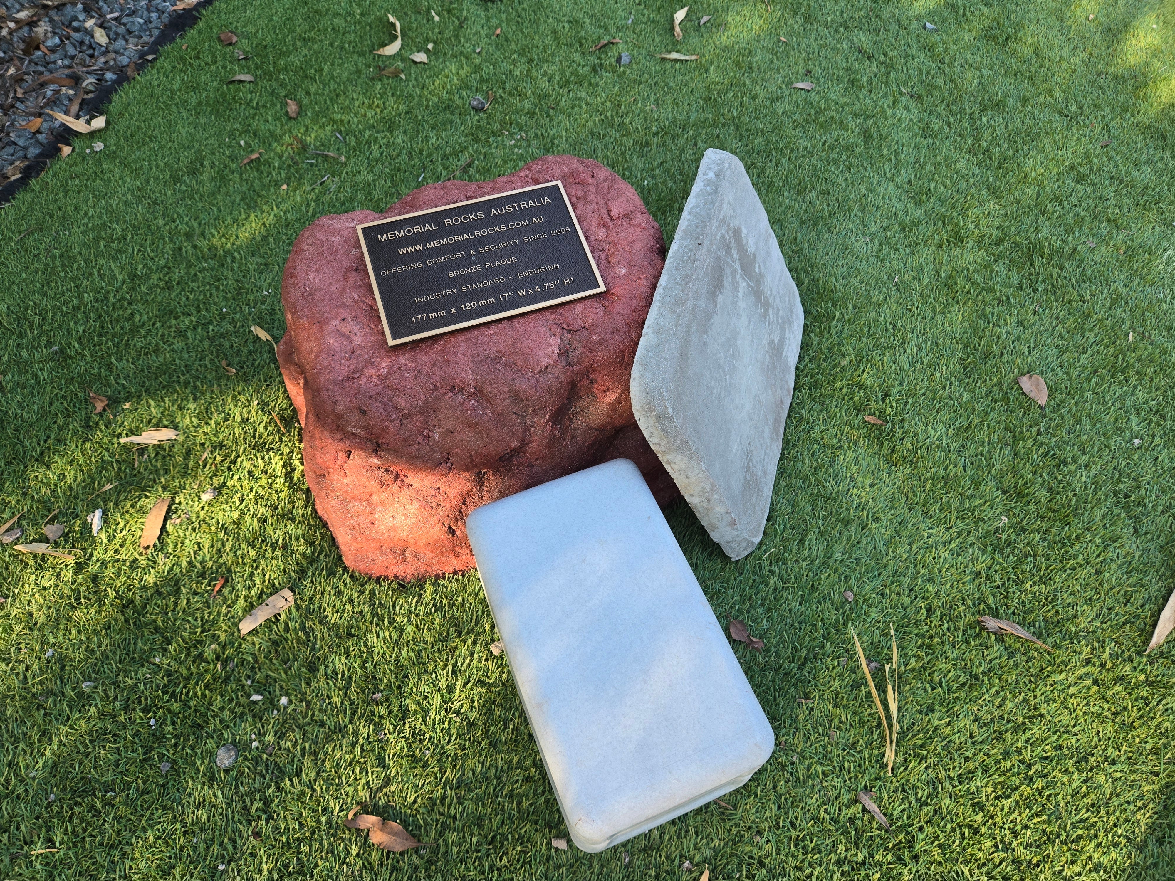 Memorial Rock Urn 2207 Large Red