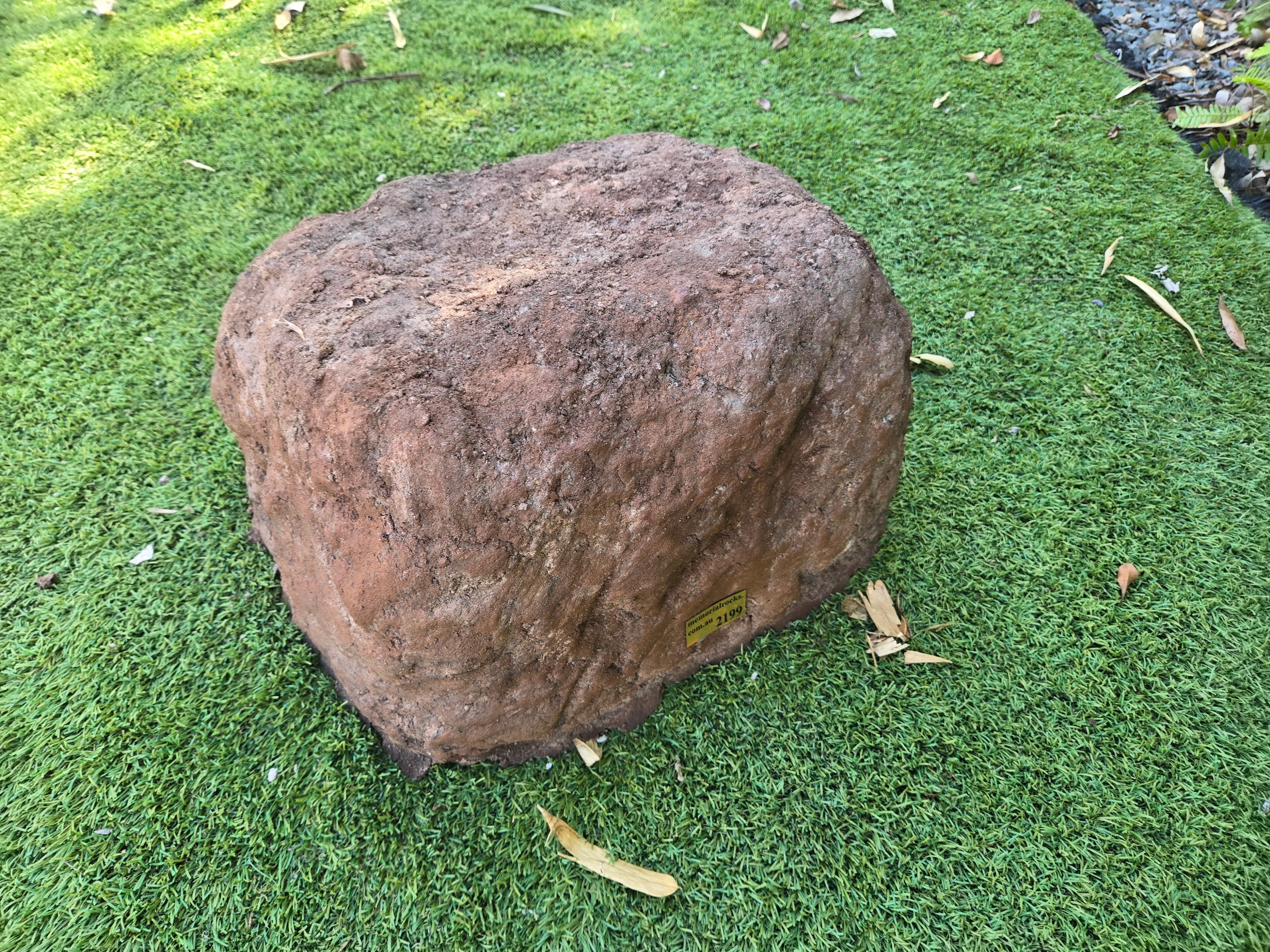 Memorial Rock Urn 2199 Large Double Brown